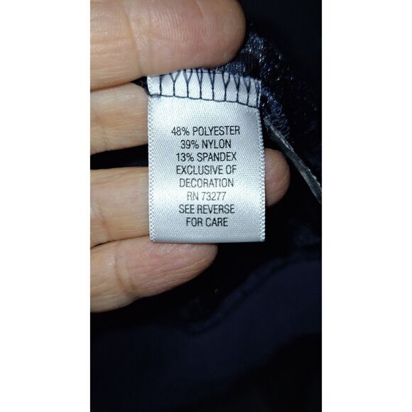 A Simply Vera Women's Velvet Burnout Top Whimsigoth Fairy Grunge Size XL As-Is - Picture 9 of 12